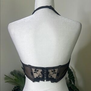 Victoria’s Secret Black Halter Push-up Bra